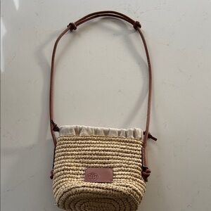 H&M Purse with adjustable raffia strap.  NWOT ✨